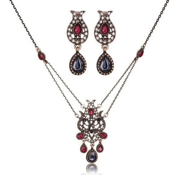 Necklace and Earrings Set - Picture 1 of 8